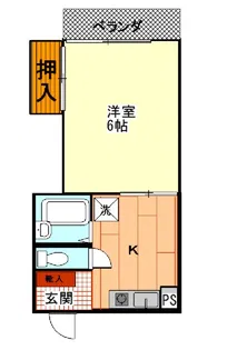 グランデージ89【2階】の間取り