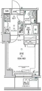 エスファルベ川口【4階】の間取り