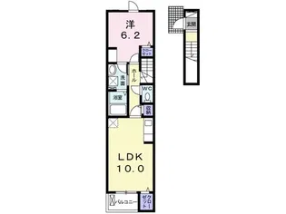 セレッソ花畑I【2階】の間取り