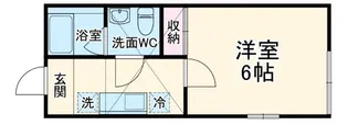 シエル山手【2階】の間取り