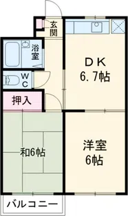 リトルハピネスナカムラ【3階】の間取り