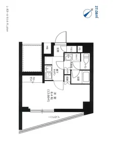 les bonheur cecil【5階】の間取り