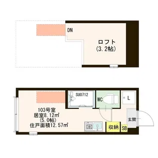 ヴィラ・エスポワール蒲田【1階】の間取り