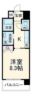 エルベコート豊中服部【2階】の間取り