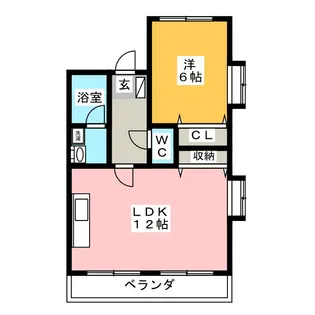 ルミエール・アイ【4階】の間取り