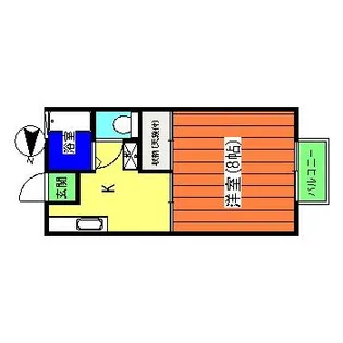 宮城県仙台市青葉区北根黒松【アパート】の間取り