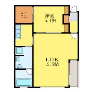 ピーノ【5階】の間取り