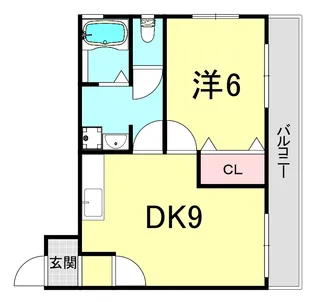 中塚マンション【4階】の間取り