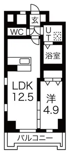 グランバロン宇都宮【3階】の間取り