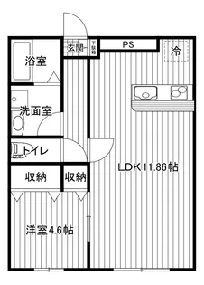 フルセイル下溝【1階】の間取り