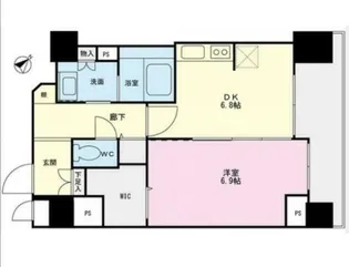 TFレジデンス蒲田【13階】の間取り