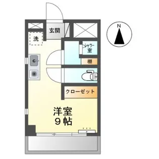 CASA ROSA【4階】の間取り