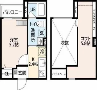 LA GLYCINE神戸【1階】の間取り