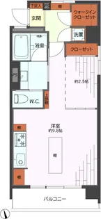 パラシオン恵比寿【3階】の間取り