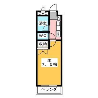 湯口マンション【3階】の間取り