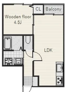 PHOENIX鏡SHAWOOD II【1階】の間取り