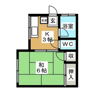 鈴木ハイツ【2階】の間取り