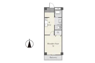 YU-KA旬彩【1階】の間取り