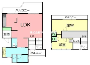 ヴィーナマンションB棟【2階】の間取り
