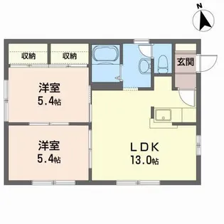 フレグランス泉【1階】の間取り