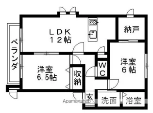 チェリーブルームBlock9.10【2階】の間取り
