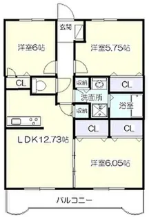 ユーミー アリビオ【5階】の間取り