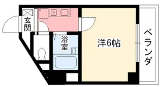 ウエストパレス【2階】の間取り