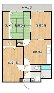 アドバンス【2階】の間取り