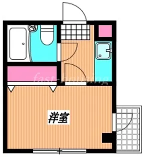 コーポサンキ【2階】の間取り