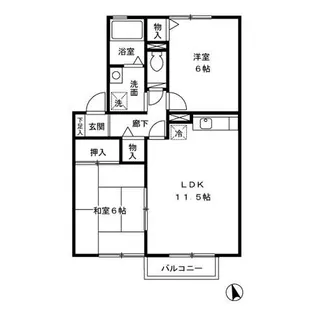 CASA’99【2階】の間取り