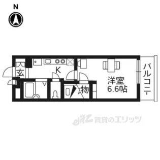 レオパレスメゾン吉祥院【1階】の間取り