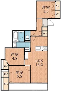 ASTORIA三国ヶ丘【2階】の間取り