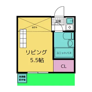 1Rの間取り画像