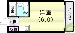 スカイコート【1階】の間取り