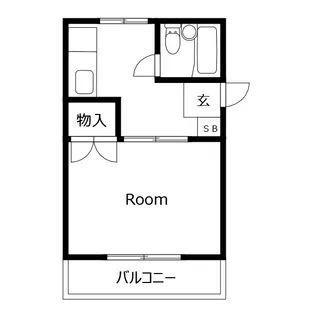 コーポ田宮【1階】の間取り