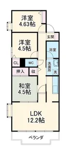 オーチャード ヴィレッジ【5階】の間取り