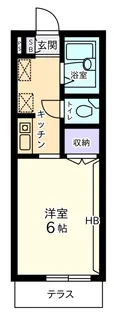芦花公園エクセル1【1階】の間取り