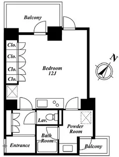 KDXレジデンス白金II【8階】の間取り