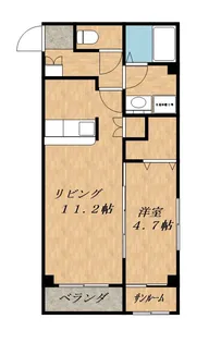 REGALO IHANA(レガーロ イハナ)【2階】の間取り