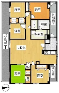 サンブルグ通町【2階】の間取り