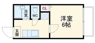 1Kの間取り画像