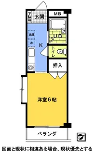 ジュネスUEDA【3階】の間取り