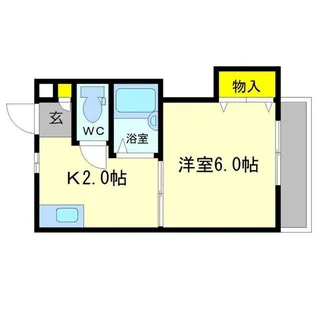 テラスパーク吹田【2階】の間取り