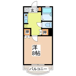 エトワール【1階】の間取り
