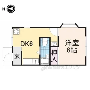 ドリームコーポK【1階】の間取り
