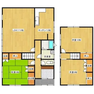 北海道函館市高松町【一戸建】の間取り
