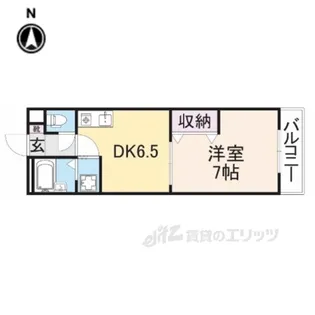 ウェストヴィレッジ【2階】の間取り
