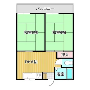 ニュー芝ハイツ【2階】の間取り