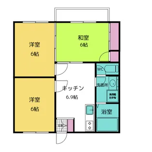 プレアデス1号館【1階】の間取り