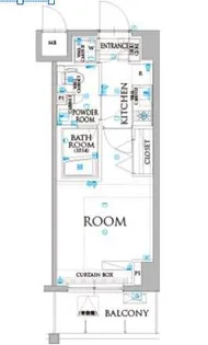 東京都江東区亀戸3【マンション】の間取り